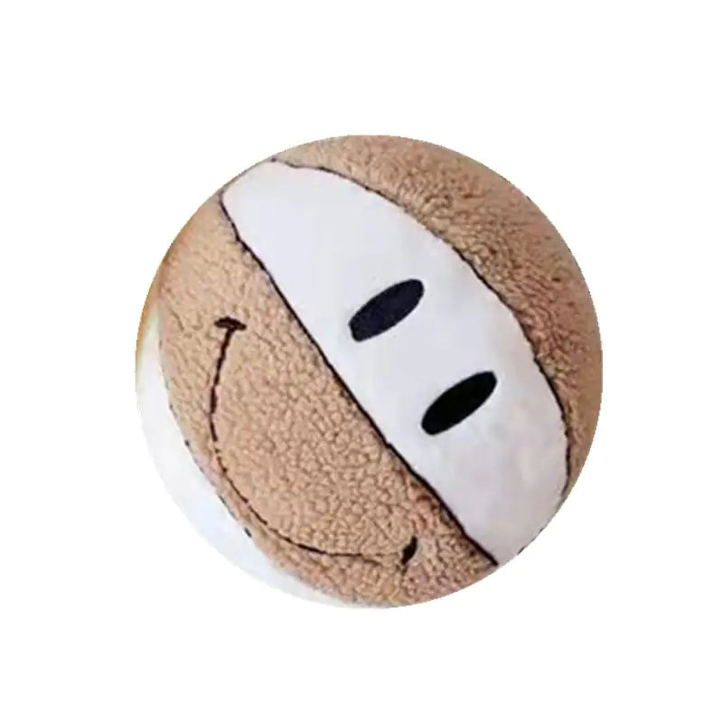 Peluche de baloncesto con sonrisa Cojín