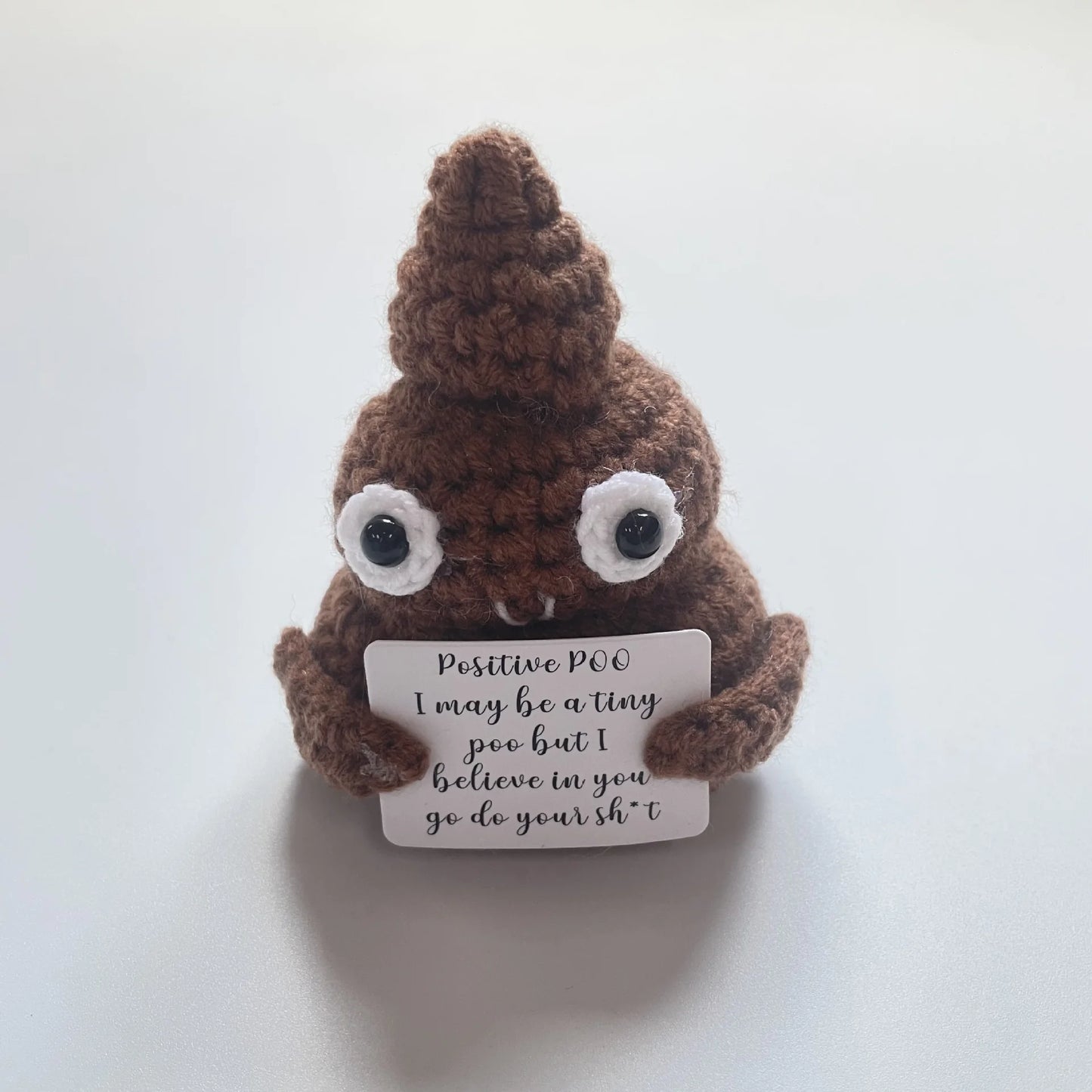 Handmade Wool Crocheted Funny Expression Bag Pendant