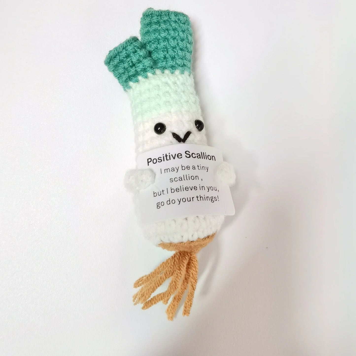 Handmade Wool Crocheted Funny Expression Bag Pendant