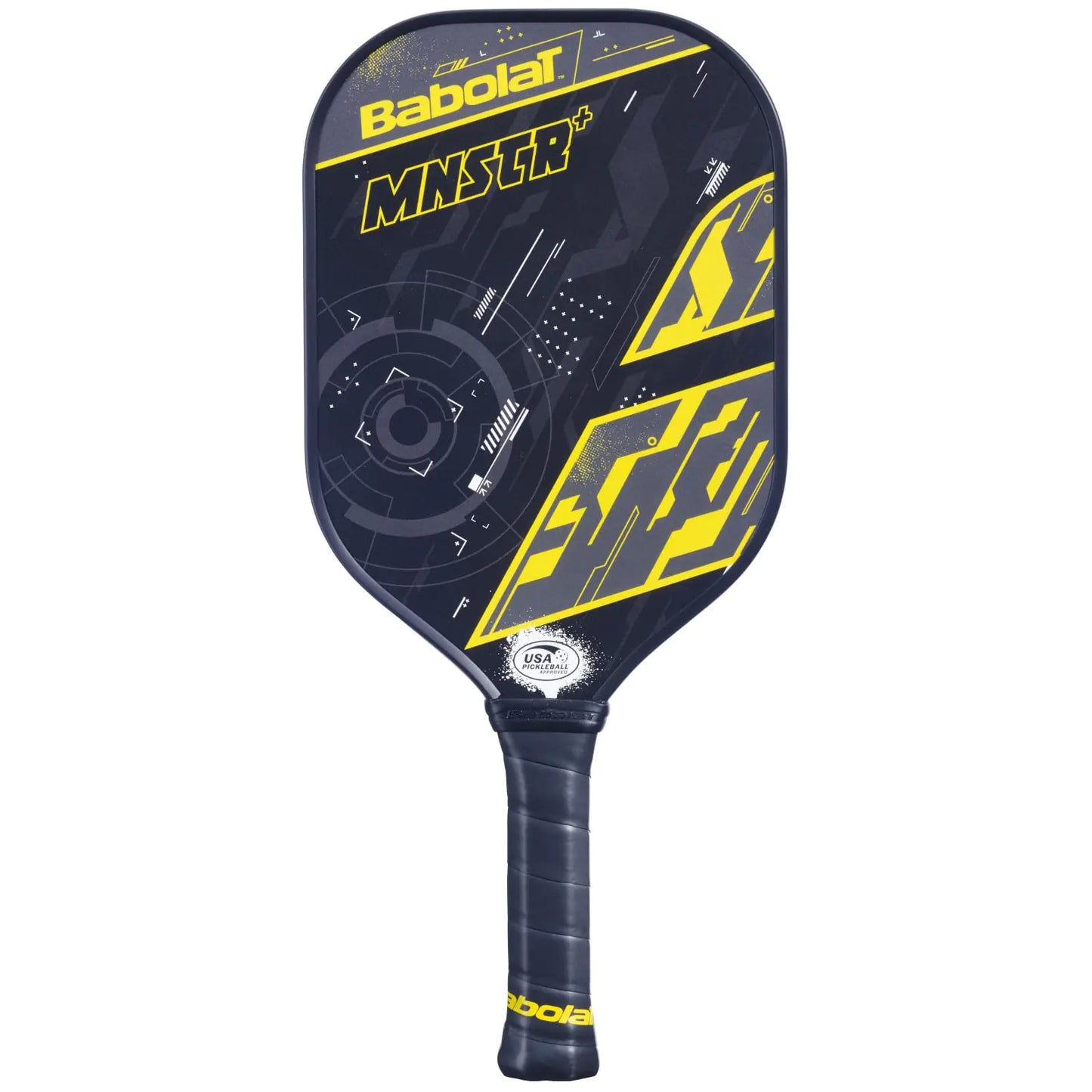 Babolat MNSTR+ Pickleball Paddle (Black/Yellow)