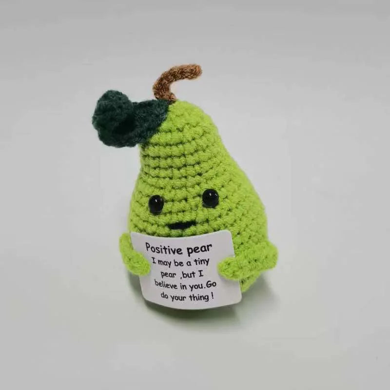 Handmade Wool Crocheted Funny Expression Bag Pendant