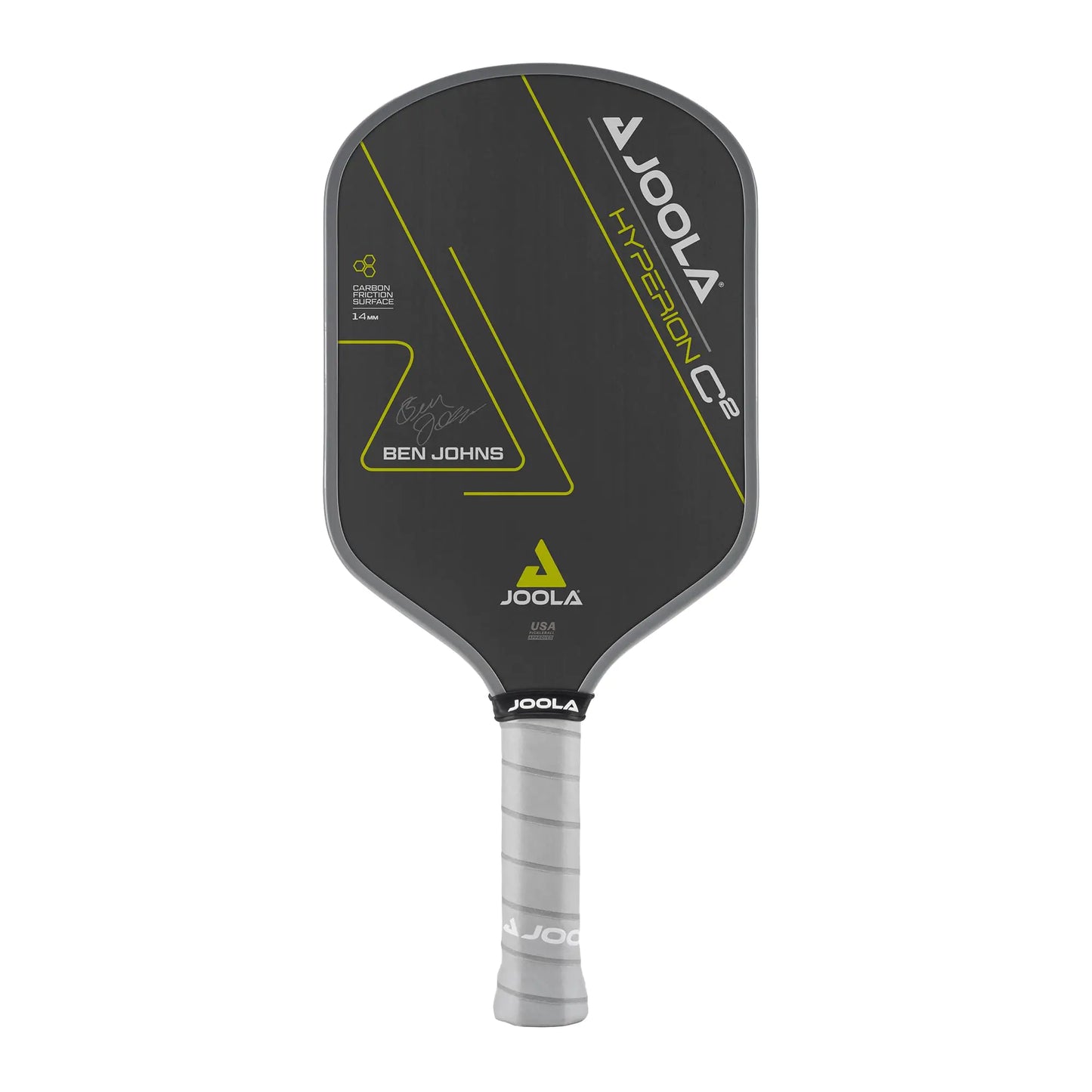 JOOLA Ben Johns Hyperion C2 Pickleball Paddle - Aero-Curve Hyperion Shape with Charged Surface Technology from The Ben Johns Perseus - Balanced Pickleball Racket with Pop & Power - USAPA Approved