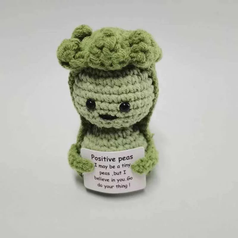 Handmade Wool Crocheted Funny Expression Bag Pendant