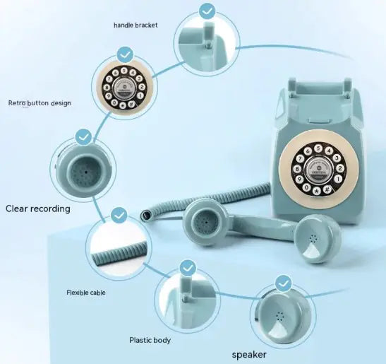 Household Vintage Card Recording Telephone