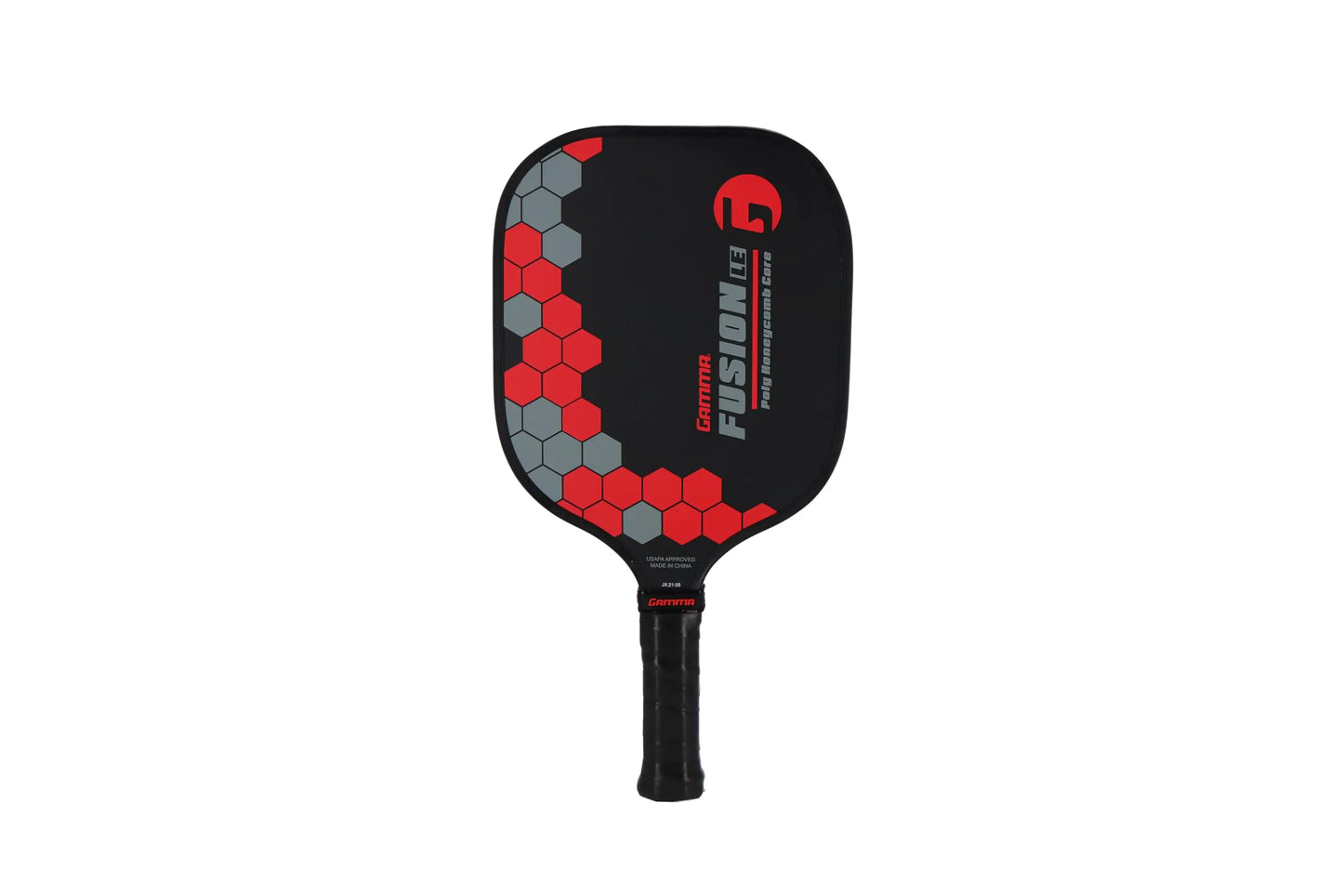 GAMMA Sports 2.0 Pickleball Paddles: Mens and Womens Textured Fiberglass Face Pickle-Ball Racquet - Indoor and Outdoor Racket: Fusion Red ~8 oz