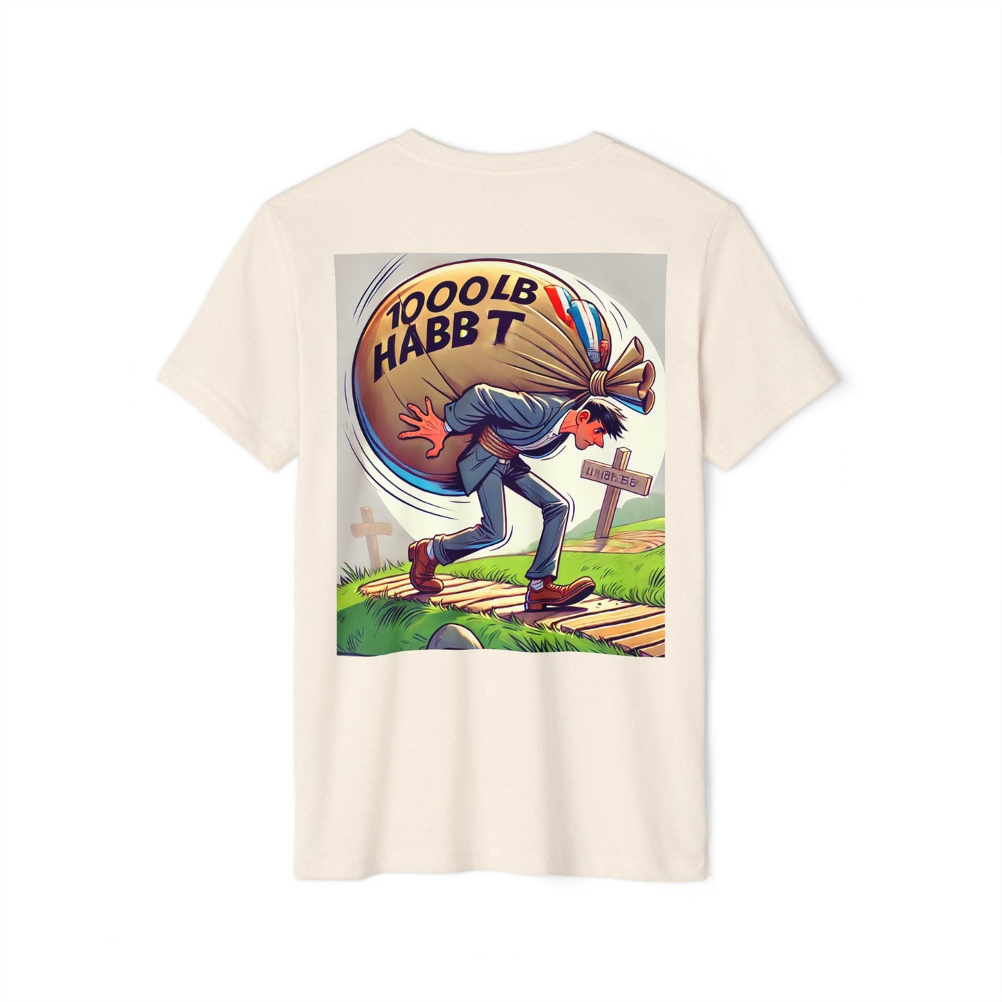 Podcast Recovery - 1000 LB Habit - Unisex Recycled Organic T-Shirt
