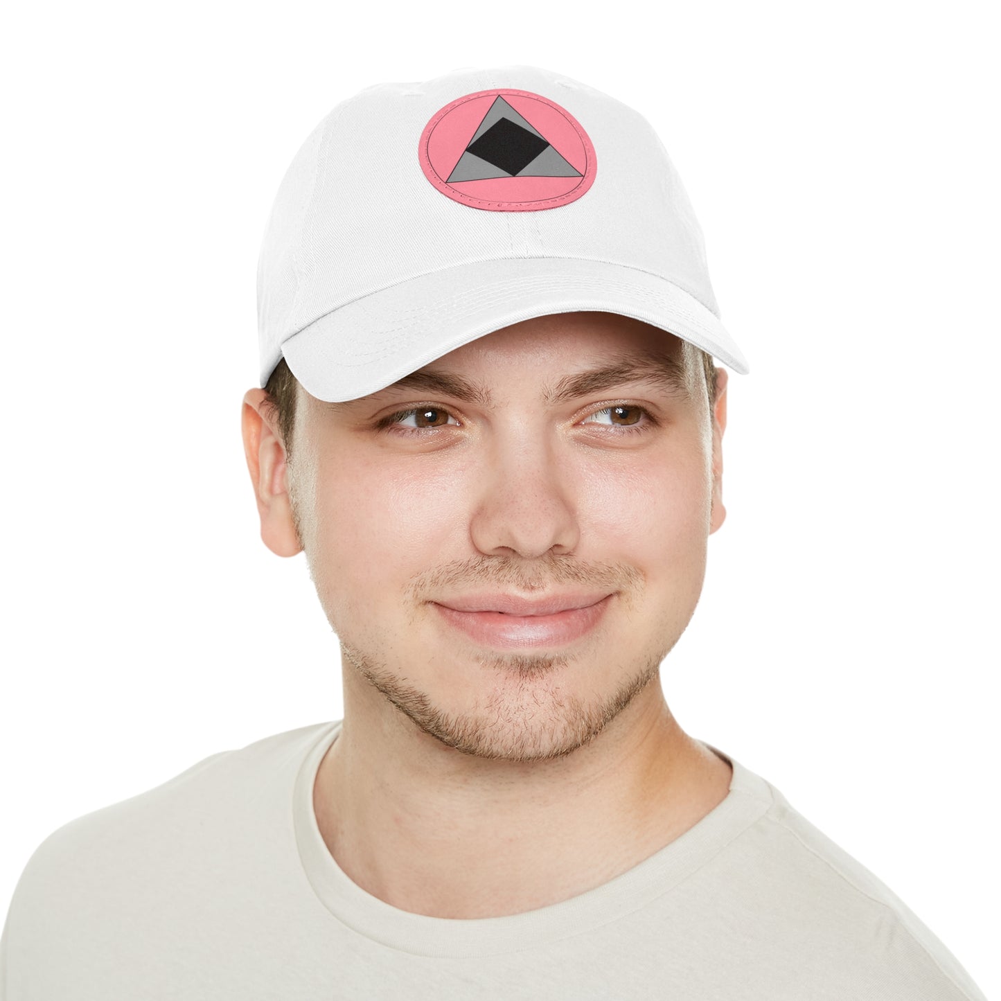 Podcast Recovery Dad Hat with Leather Patch (Round)