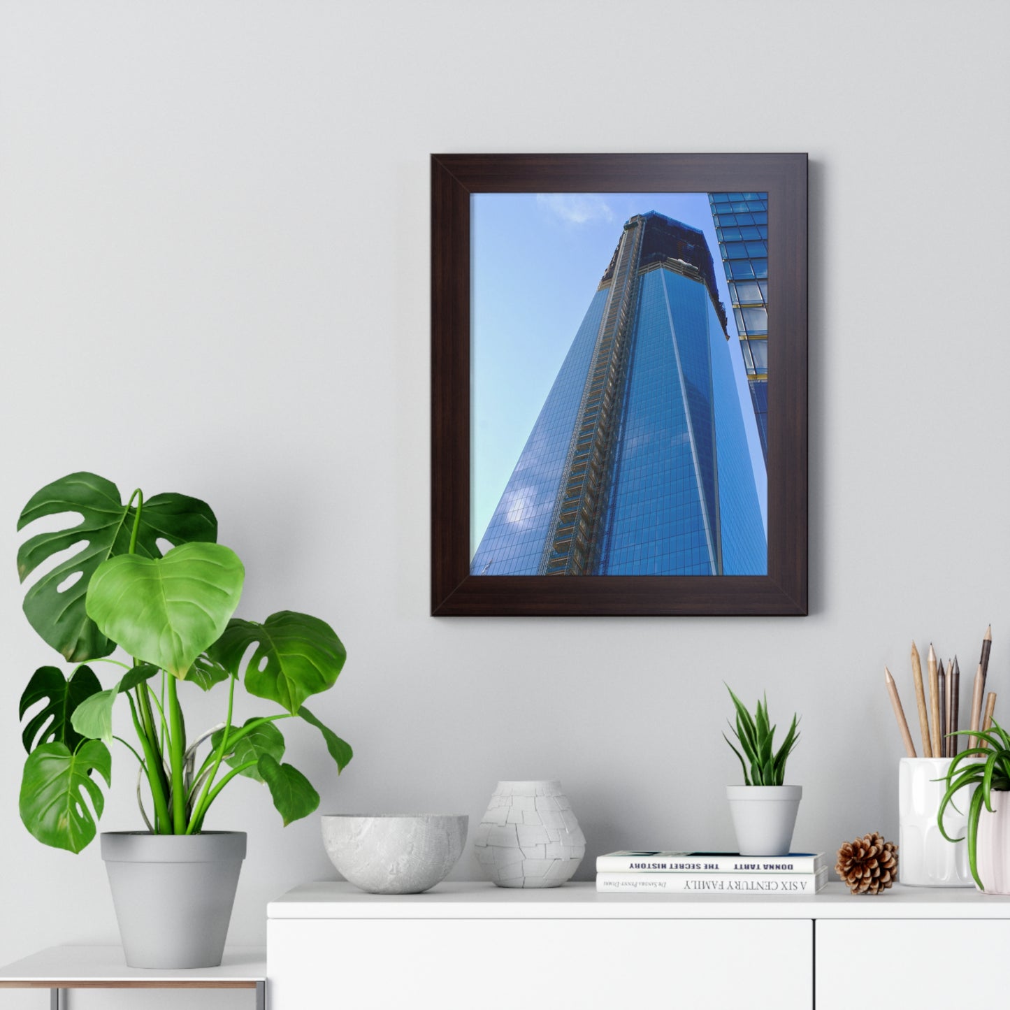 Tower - Framed Vertical Poster