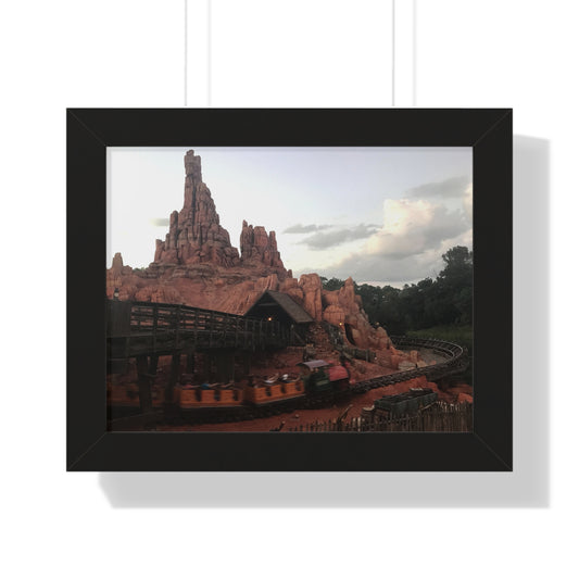 Thunder Mountain - Disney World - Framed Horizontal Poster