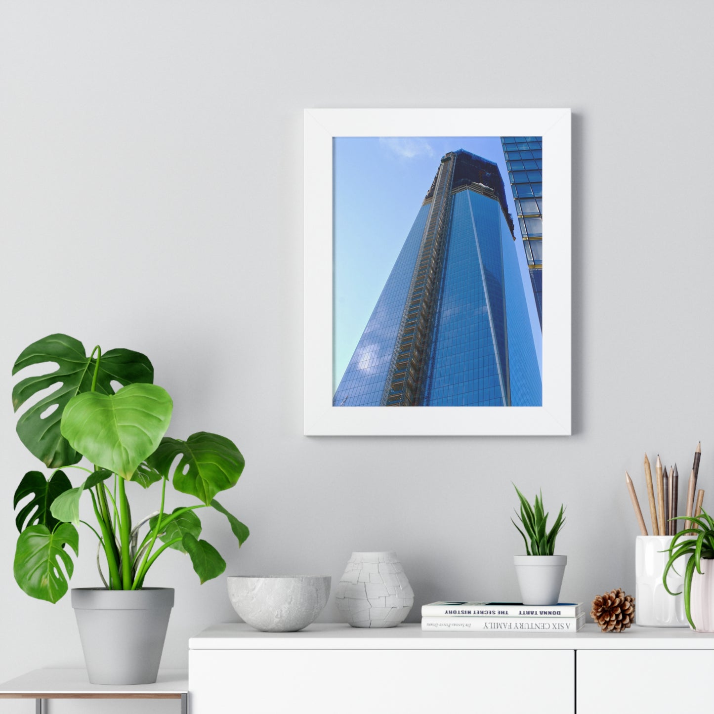Tower - Framed Vertical Poster