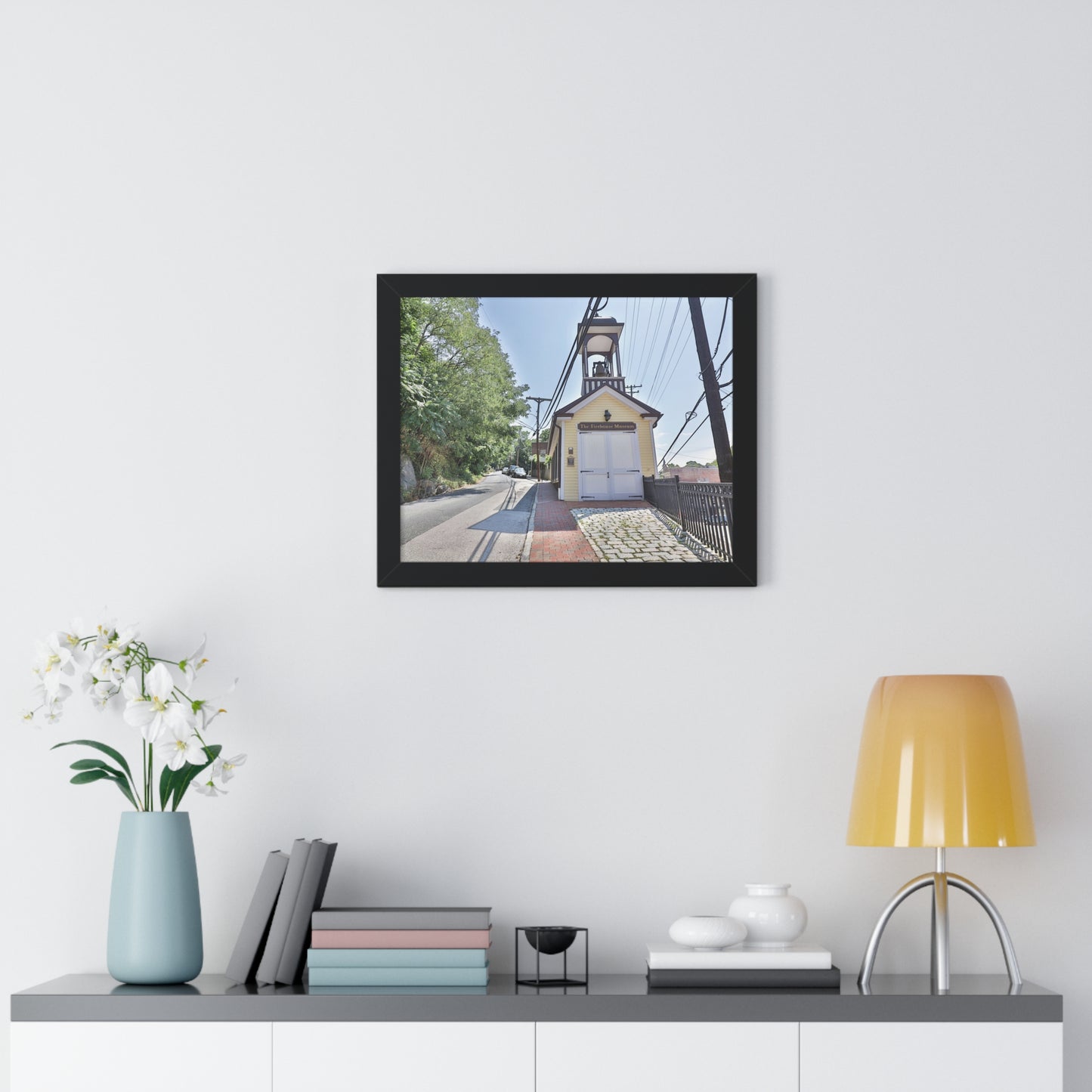 Old Ellicott City - Firehouse - Framed Horizontal Poster