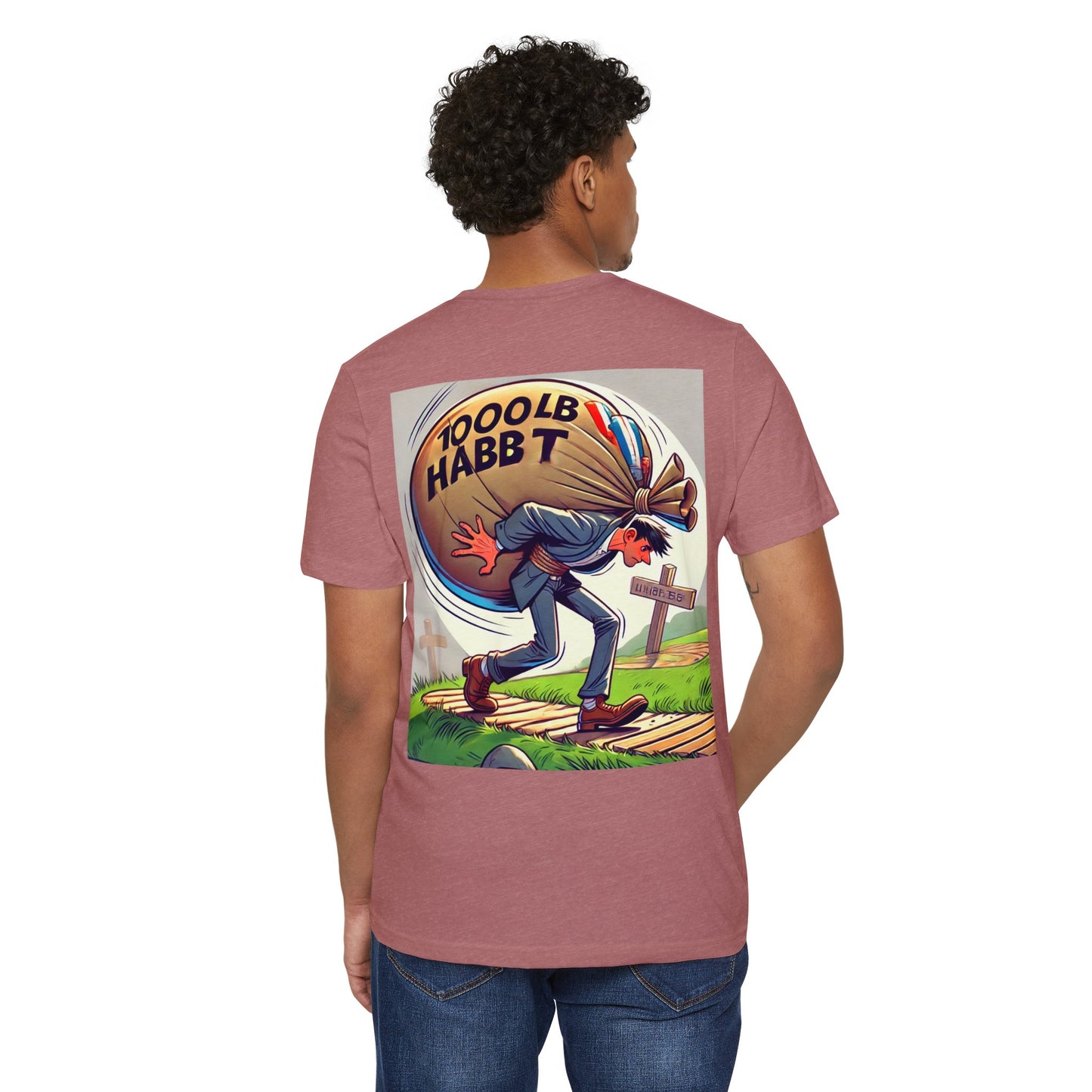 Podcast Recovery - 1000 LB Habit - Unisex Recycled Organic T-Shirt