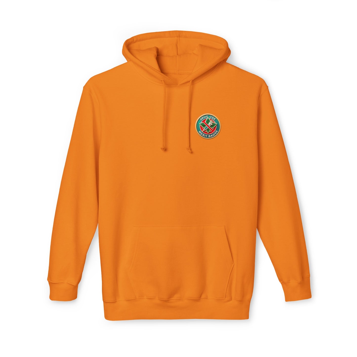 Podcast Recovery - Drug Use Merit Badge - Unisex Hooded Sweatshirt, Made in US