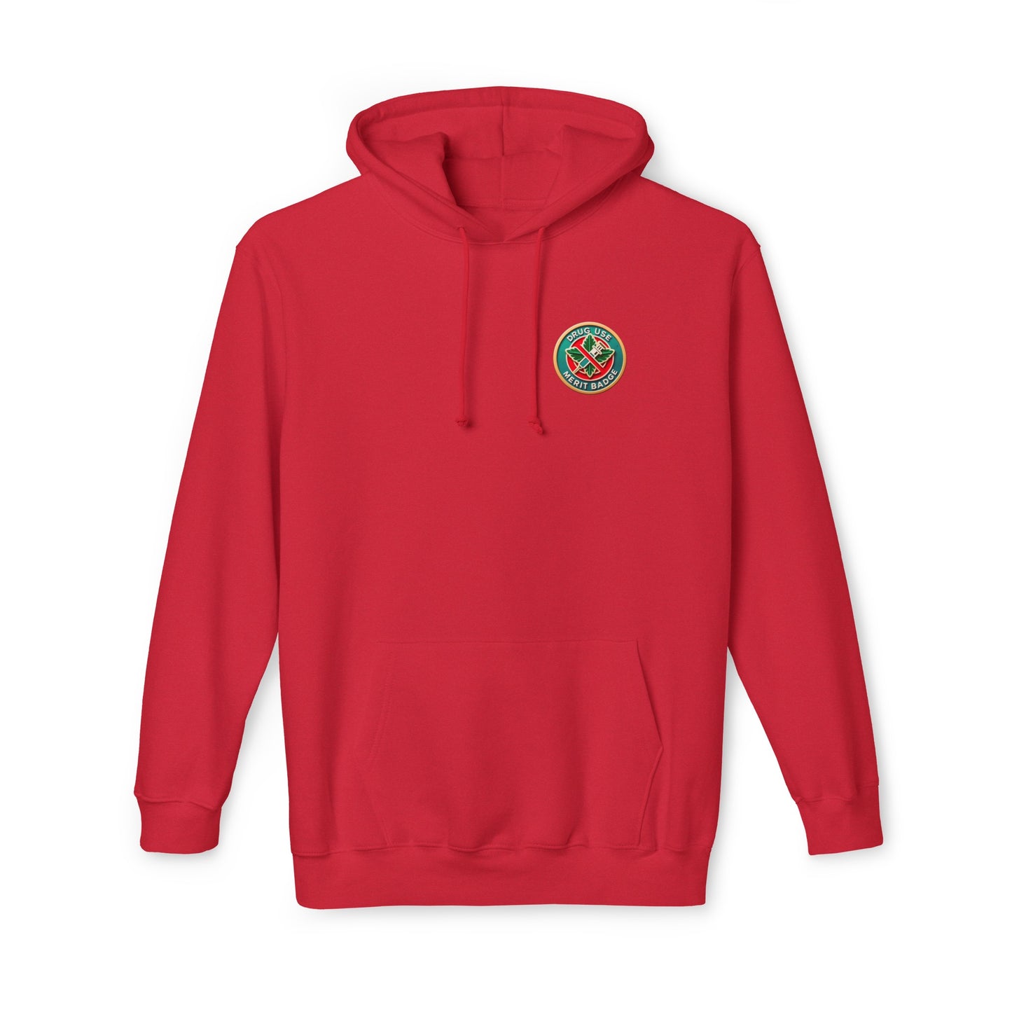 Podcast Recovery - Drug Use Merit Badge - Unisex Hooded Sweatshirt, Made in US