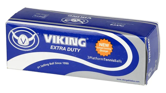 Viking Sports Extra Duty Platform Tennis Ball Orange (Sleeve of 3)