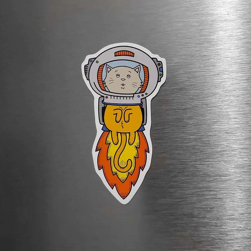 Astronaut Cat Magnet