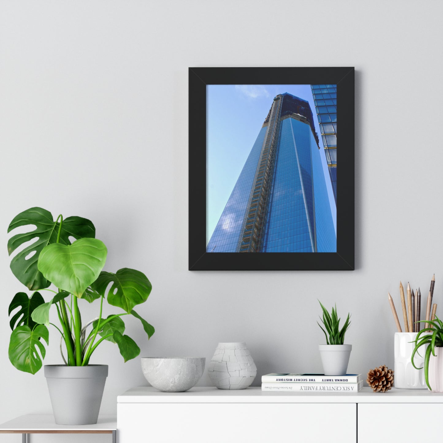 Tower - Framed Vertical Poster