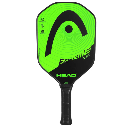 HEAD Extreme Elite Fiberglass Paddle with Honeycomb Polymer Core & Comfort Grip Green/Black One Size