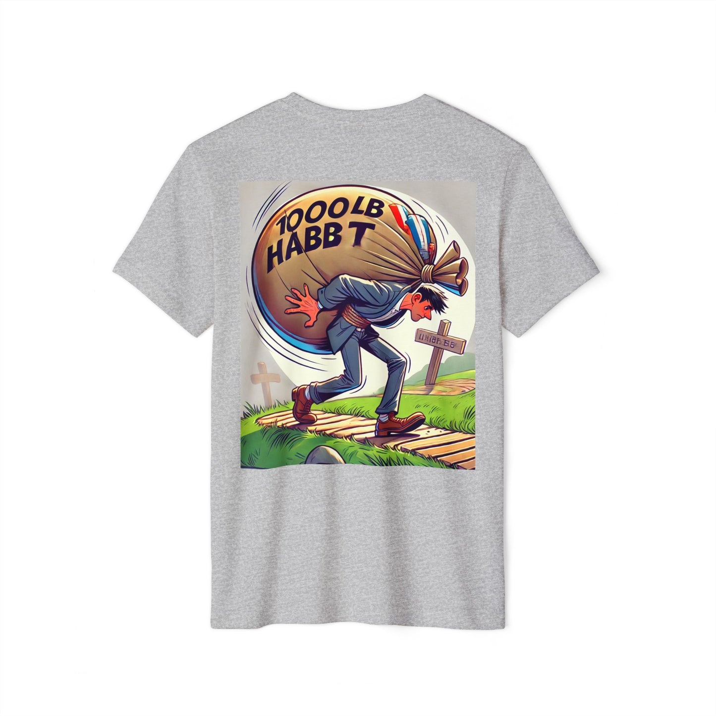 Podcast Recovery - 1000 LB Habit - Unisex Recycled Organic T-Shirt