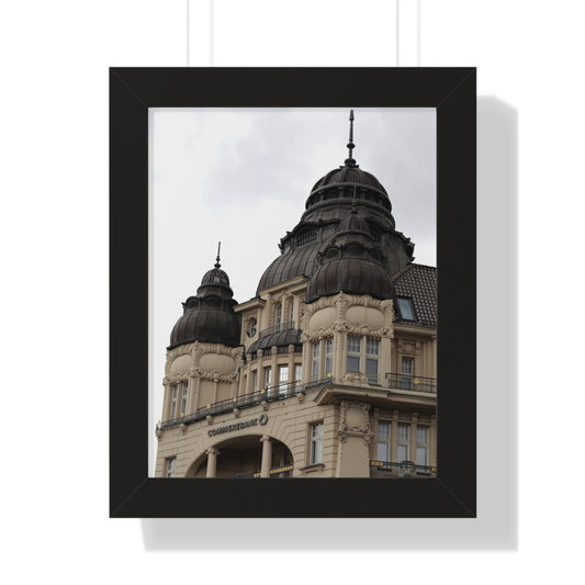 The Bank - Framed Vertical Poster