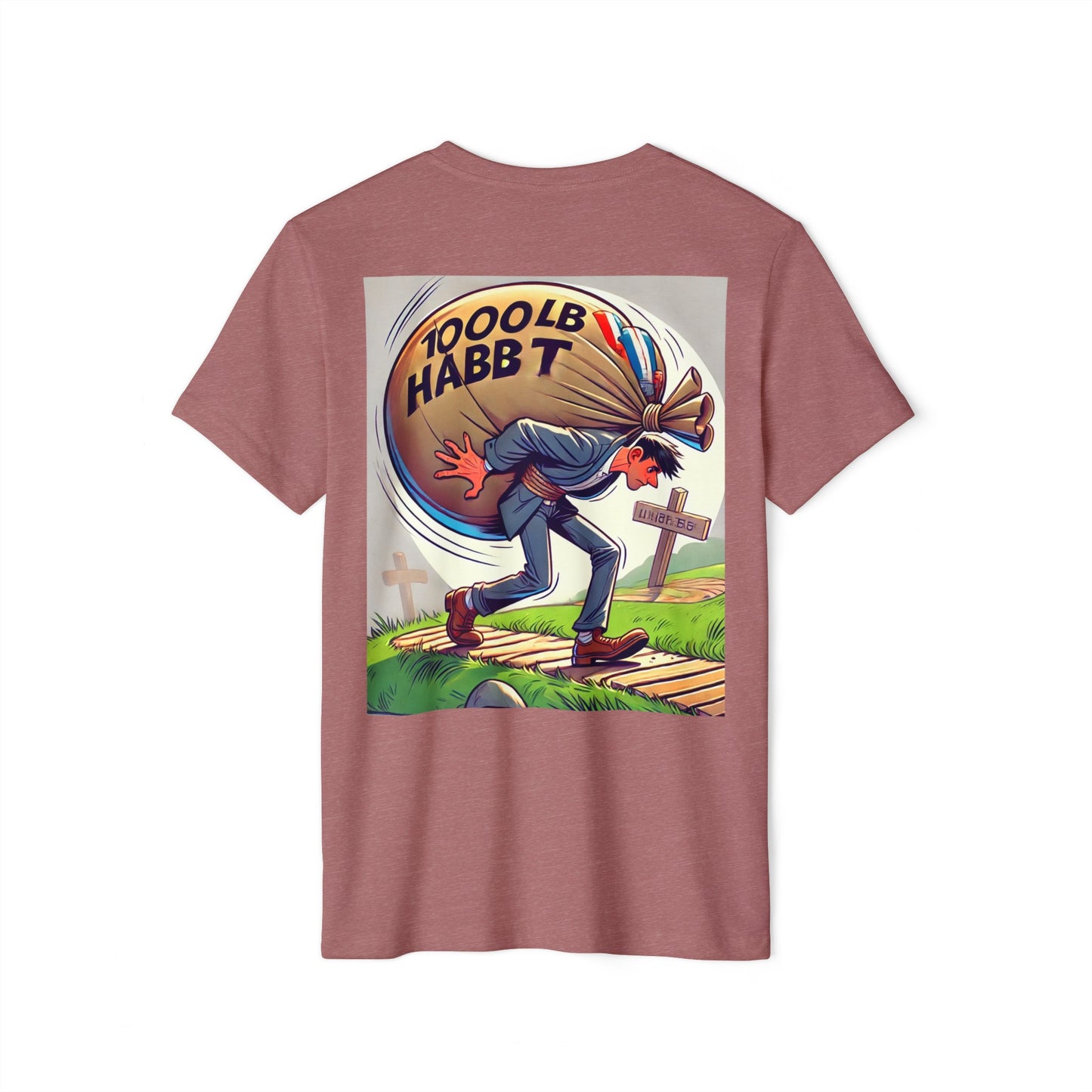 Podcast Recovery - 1000 LB Habit - Unisex Recycled Organic T-Shirt