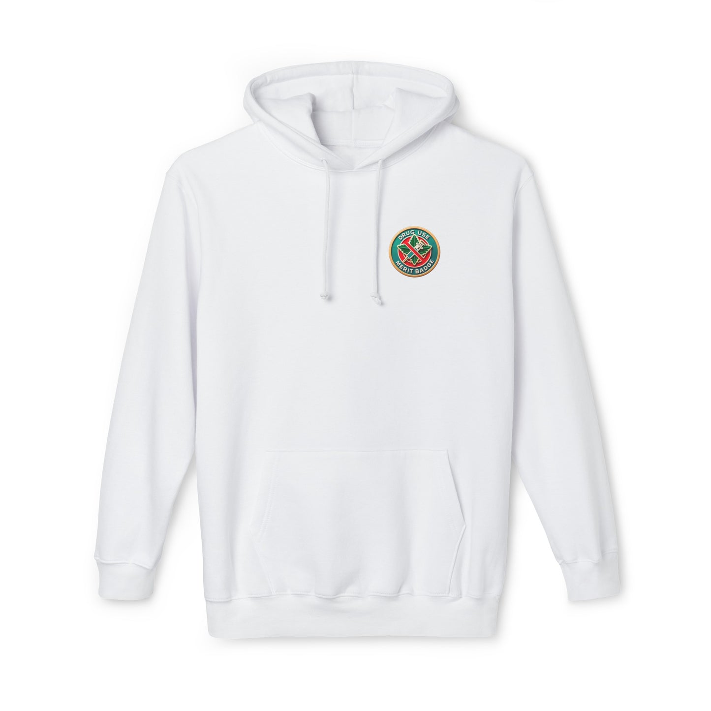 Podcast Recovery - Drug Use Merit Badge - Unisex Hooded Sweatshirt, Made in US