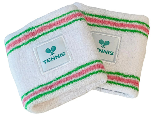 Tennis Wristbands - Wrist Sweatbands - Tennis Gifts for Women