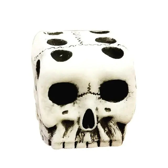 1 dado de calavera de 6 caras.