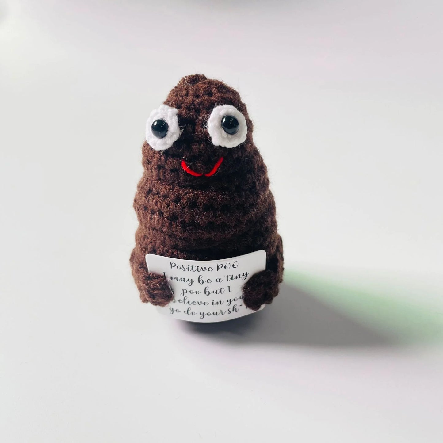 Handmade Wool Crocheted Funny Expression Bag Pendant