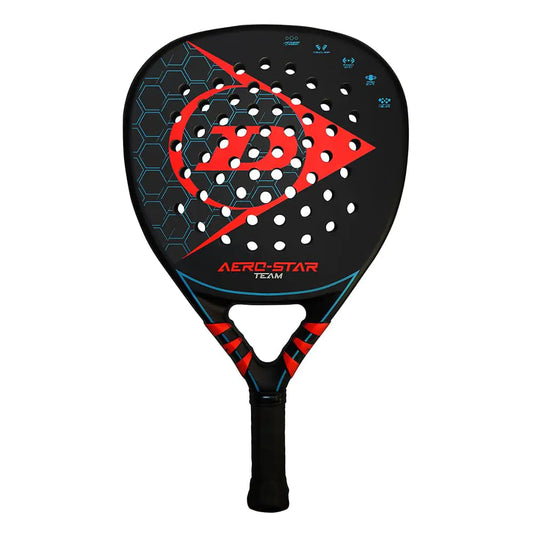 Dunlop Sports Aero-Star Team Padel Racket Black/red