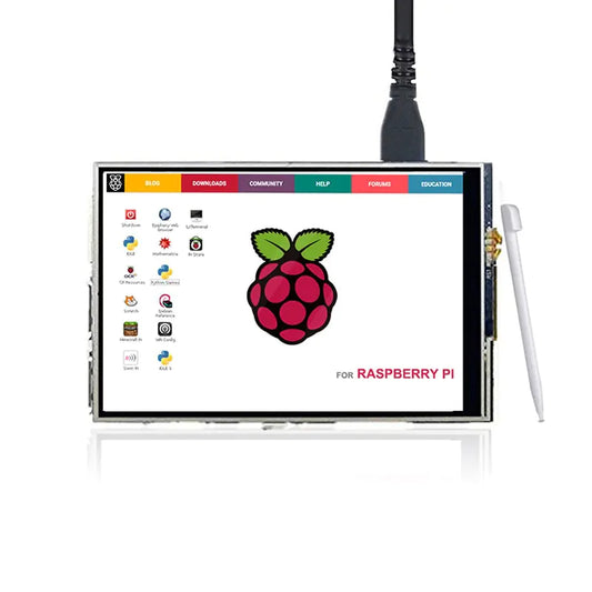 شاشة 3.5 بوصة لشاشة اللمس Raspberry Pi 3