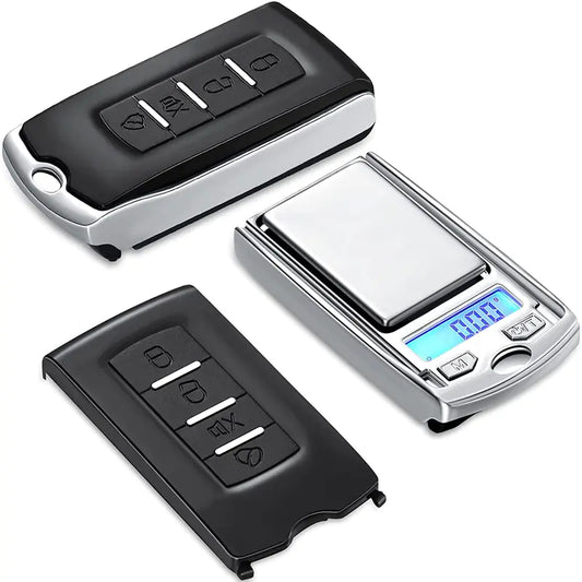 Báscula digital de bolsillo para llaves de coche